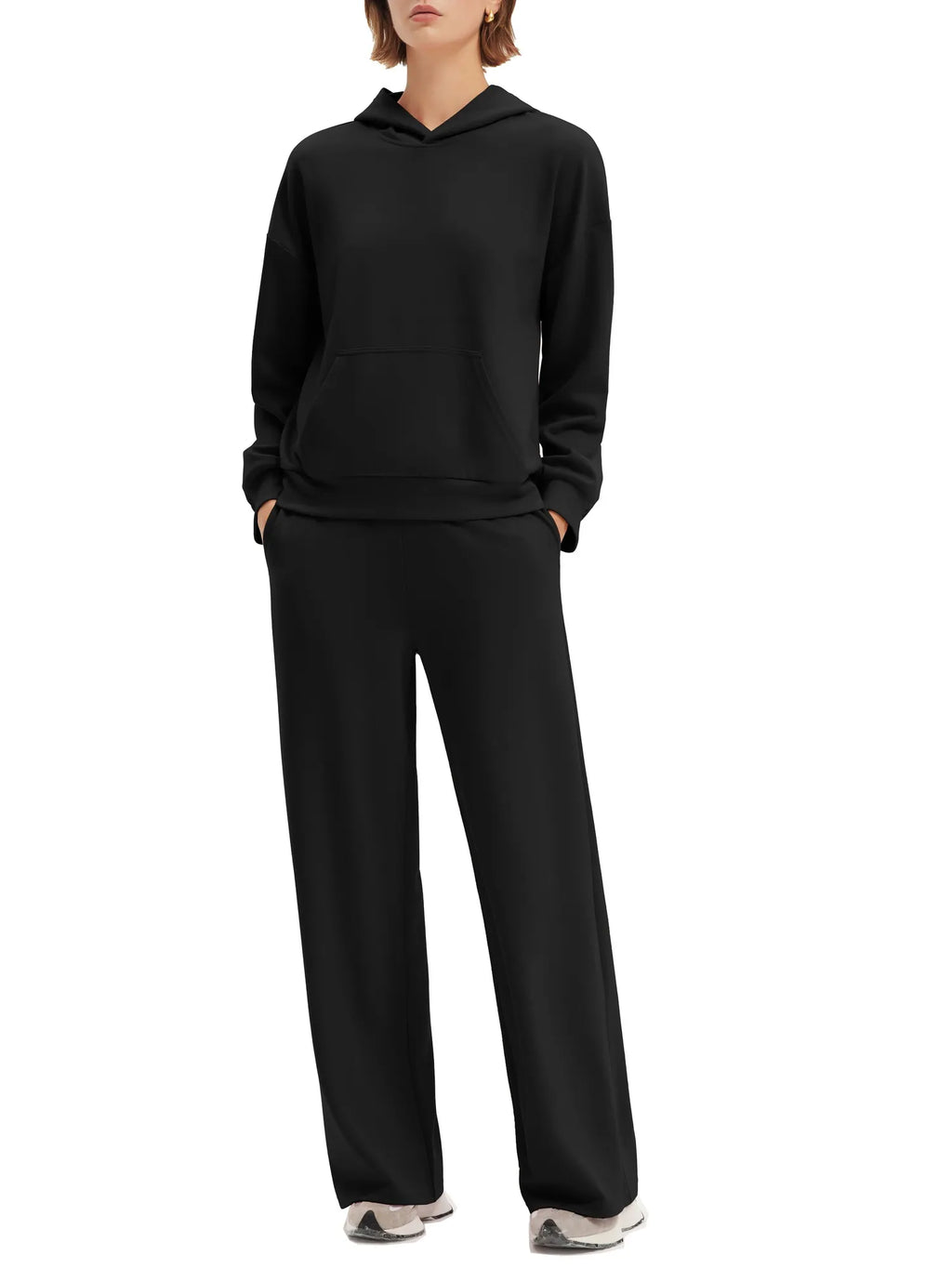 Oversized Hoodie Sweatshirt Lounge Set