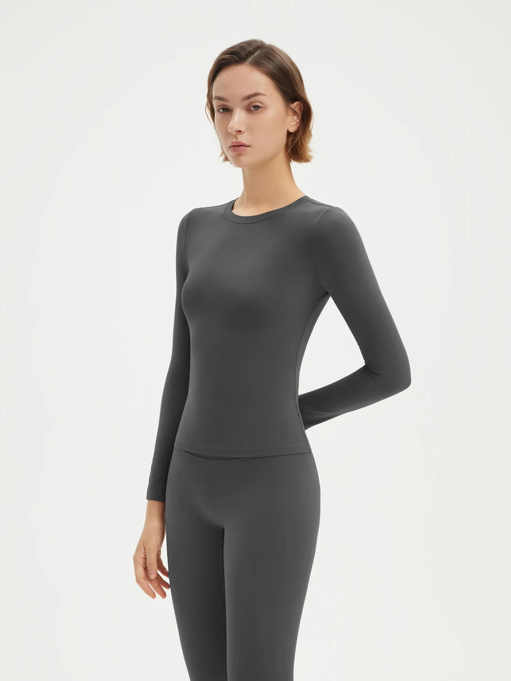 Cloud Cashmere Crew Neck Workout Set
