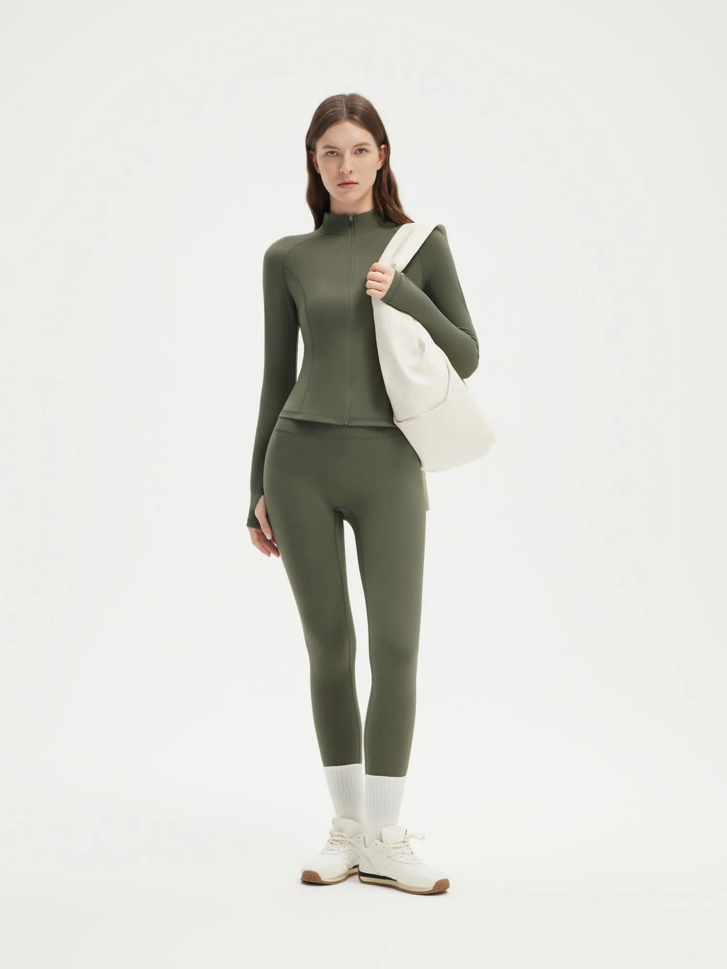 Zip Up Jacket Workout Set