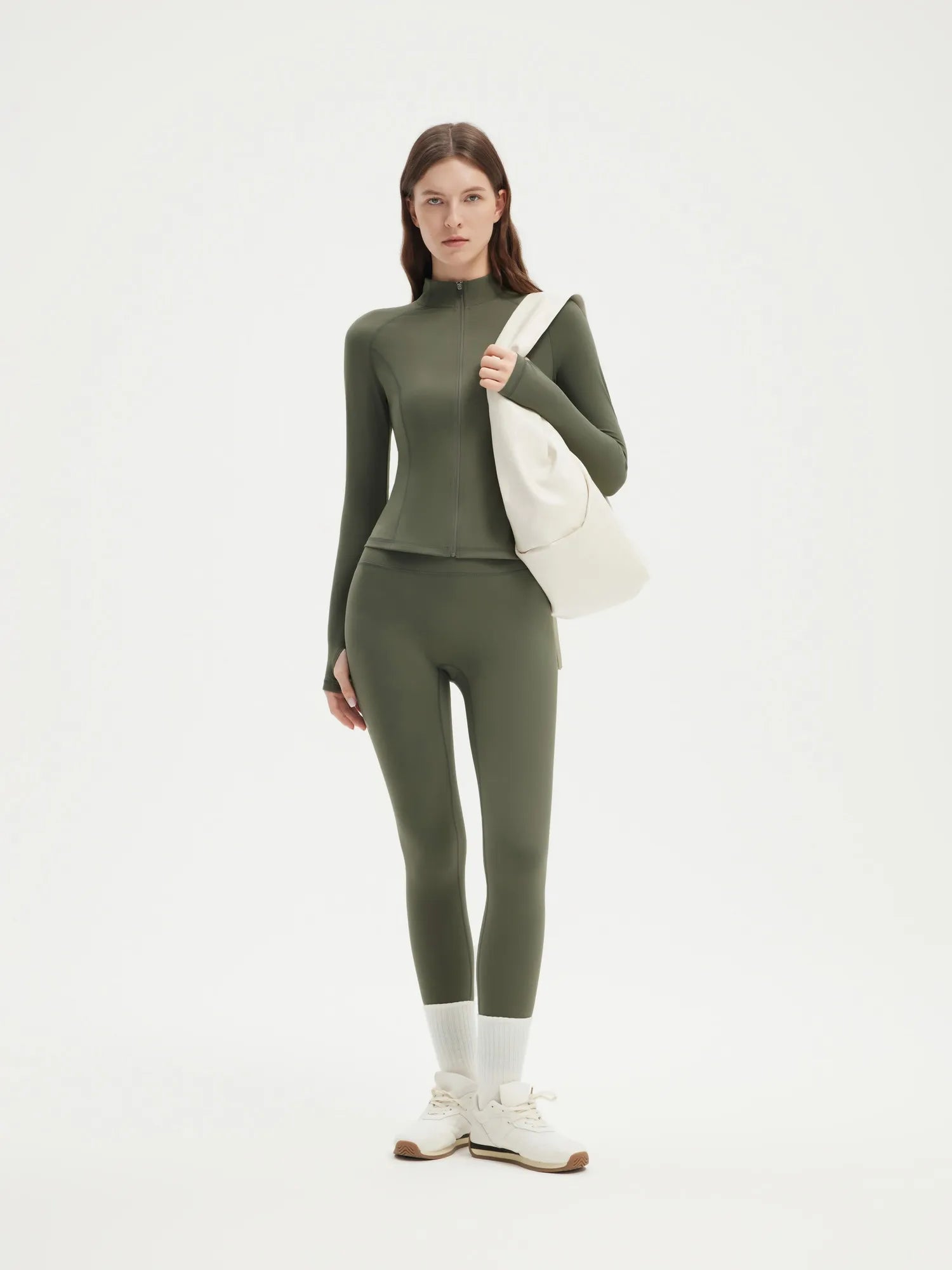 Zip Up Jacket Workout Set