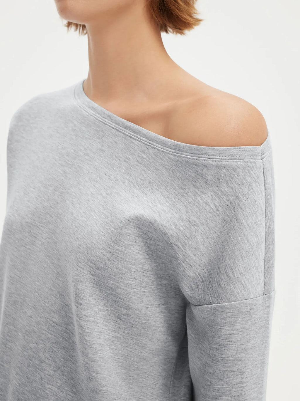 Off Shoulder Sweatshirt Lounge Set
