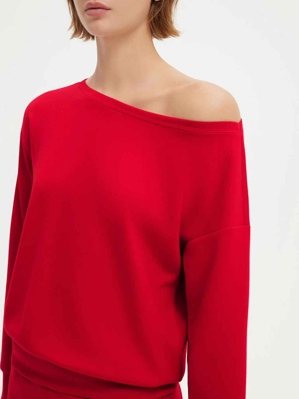 Off Shoulder Sweatshirt Lounge Set