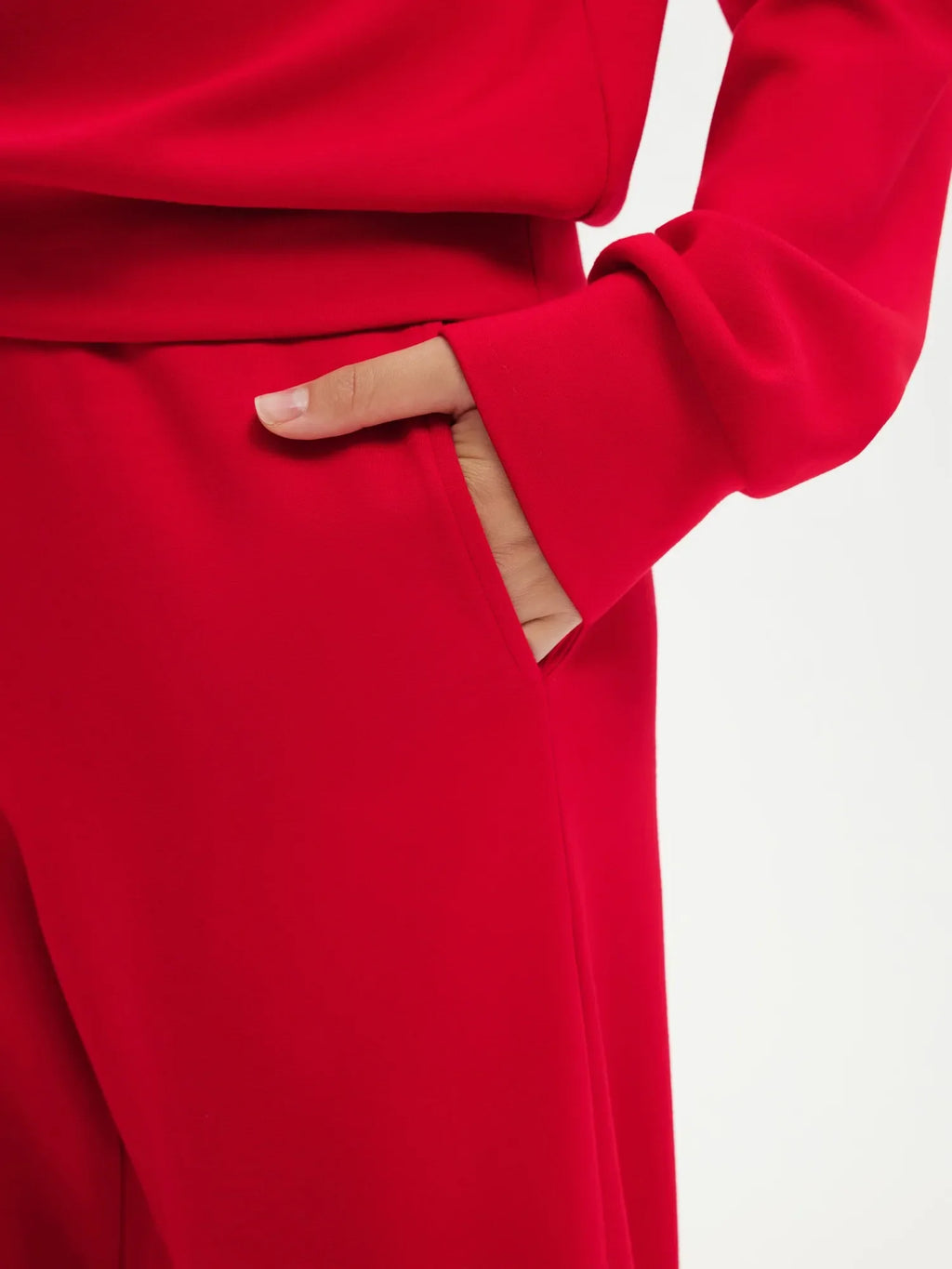 Off Shoulder Sweatshirt Lounge Set