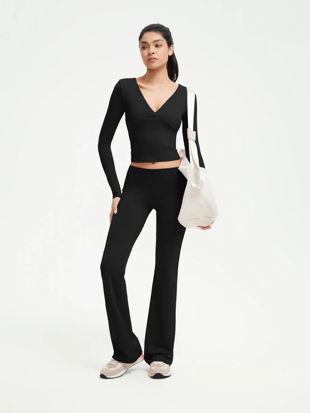 V Neck Shirt Lounge Set