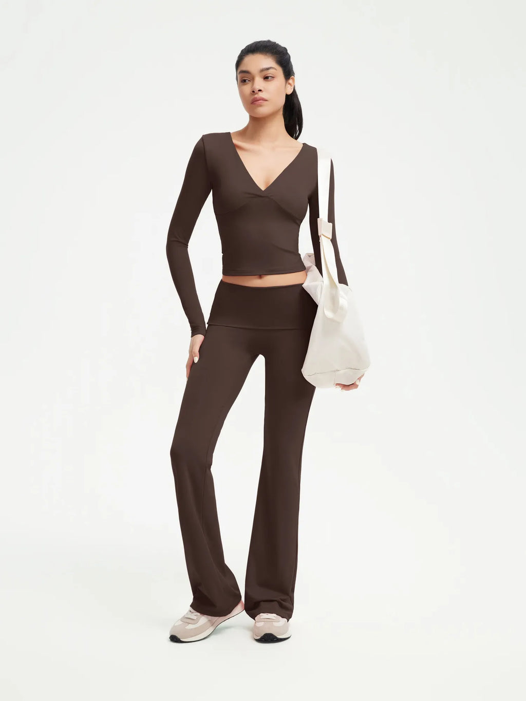 V Neck Shirt Lounge Set