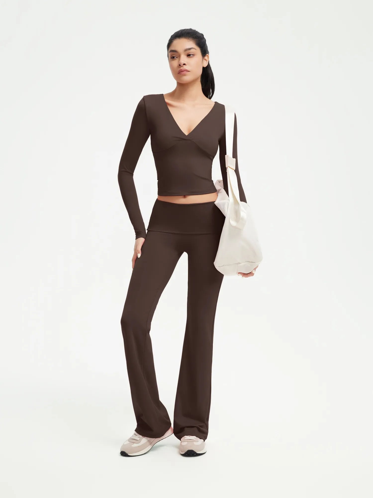 V Neck Shirt Lounge Set