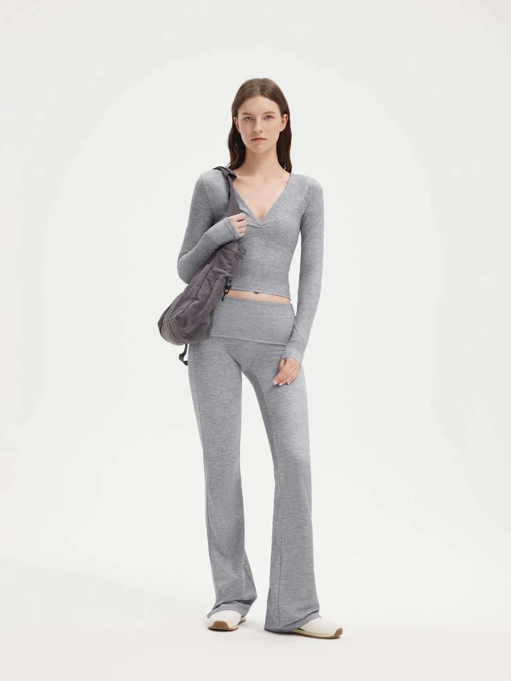 V Neck Shirt Lounge Set