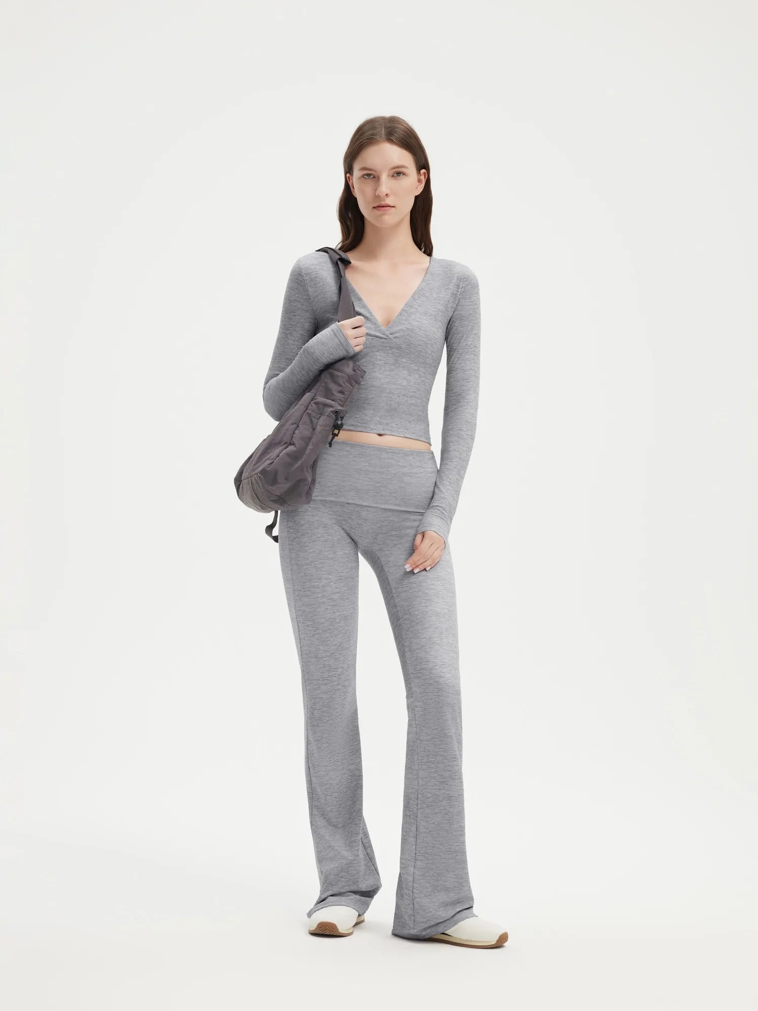 V Neck Shirt Lounge Set