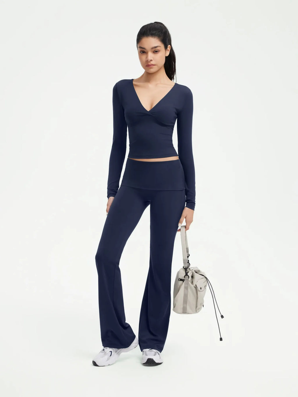 V Neck Shirt Lounge Set