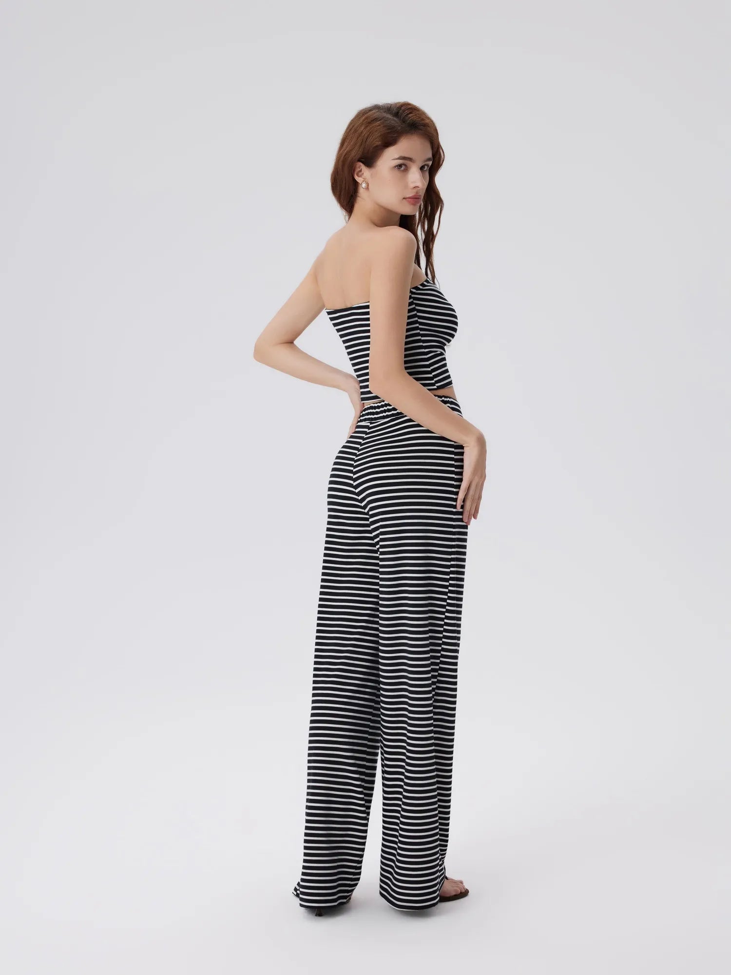 Tube Wide Leg Pants 2 Piece Lounge Set