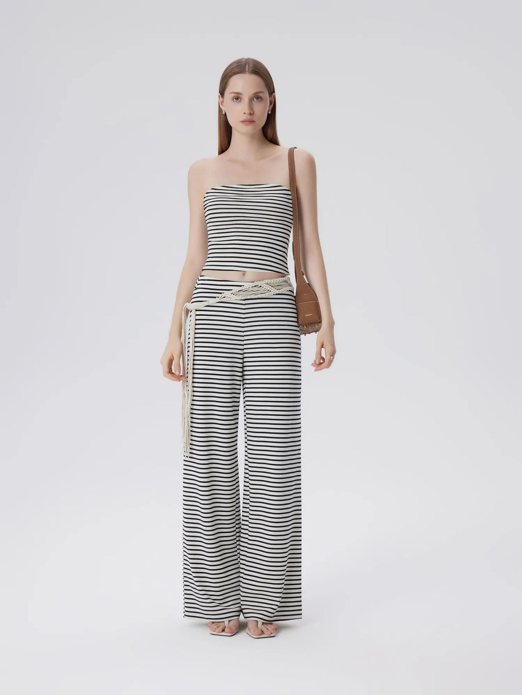 Tube Wide Leg Pants 2 Piece Lounge Set
