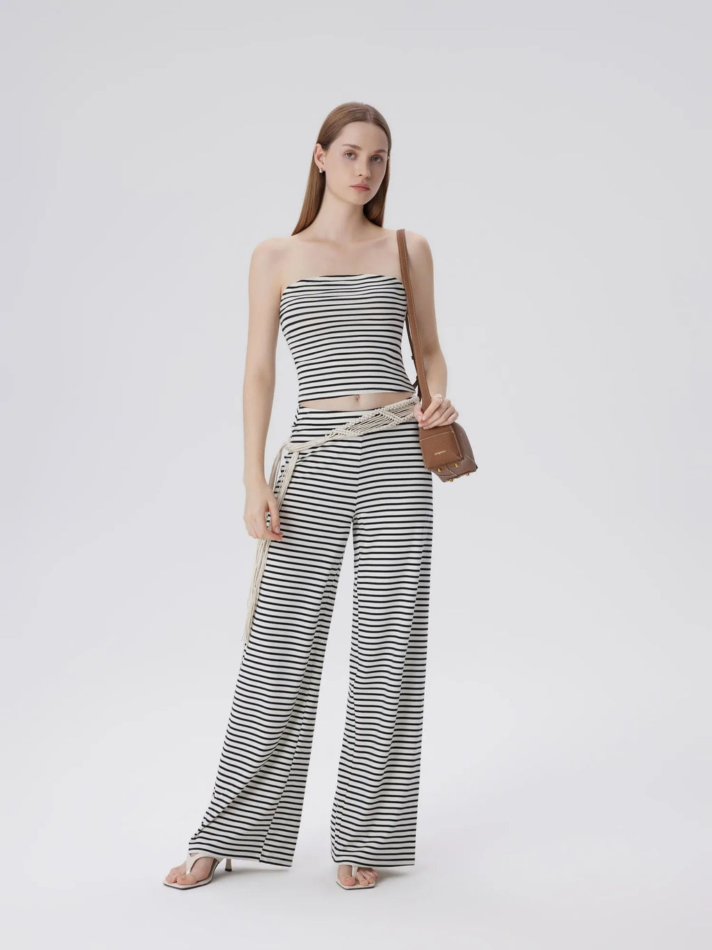 Tube Wide Leg Pants 2 Piece Lounge Set