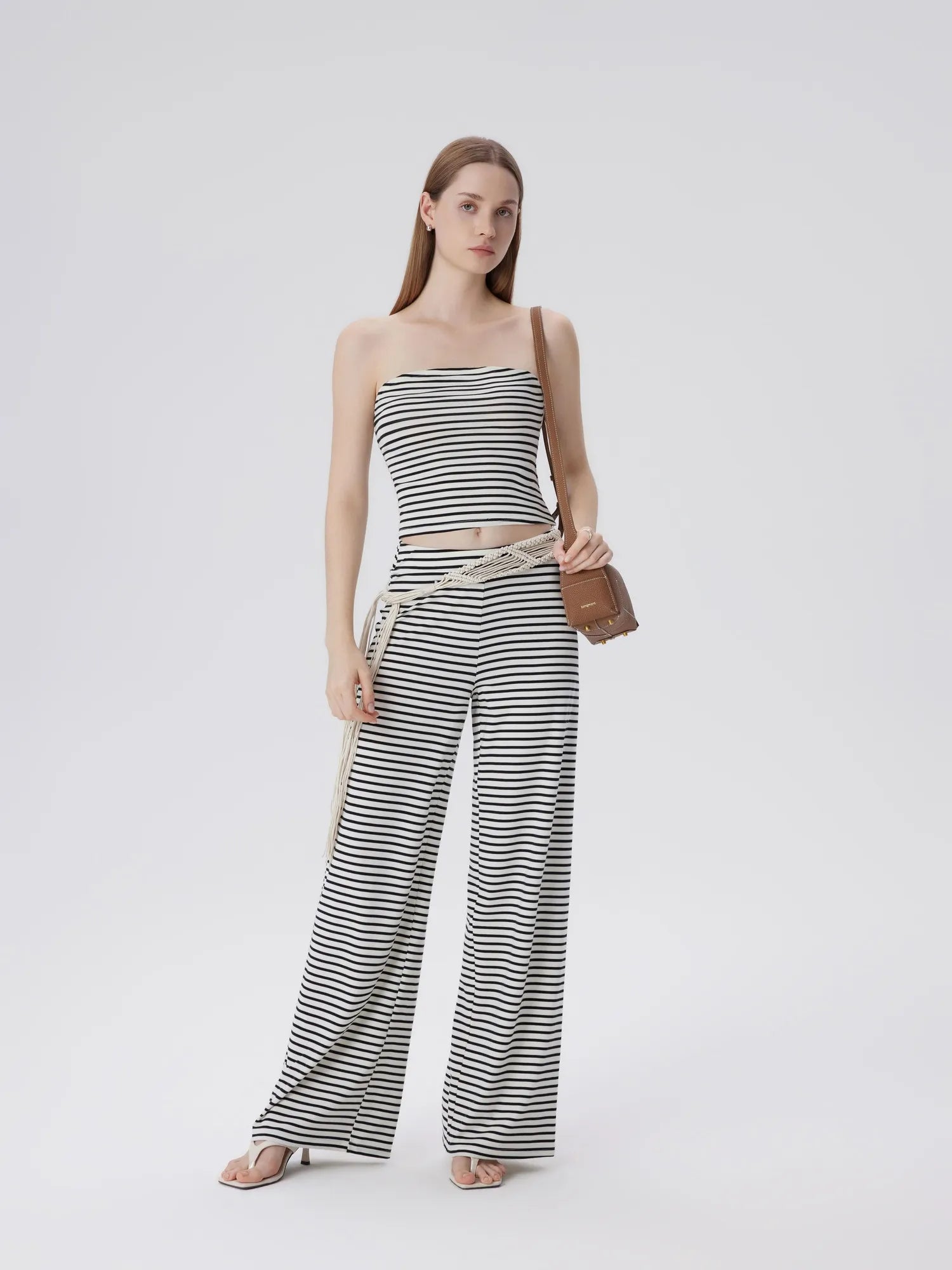 Tube Wide Leg Pants 2 Piece Lounge Set