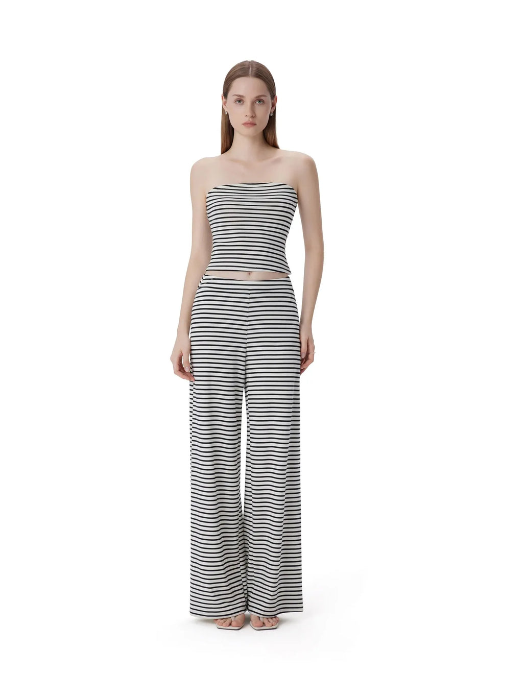 Tube Wide Leg Pants 2 Piece Lounge Set
