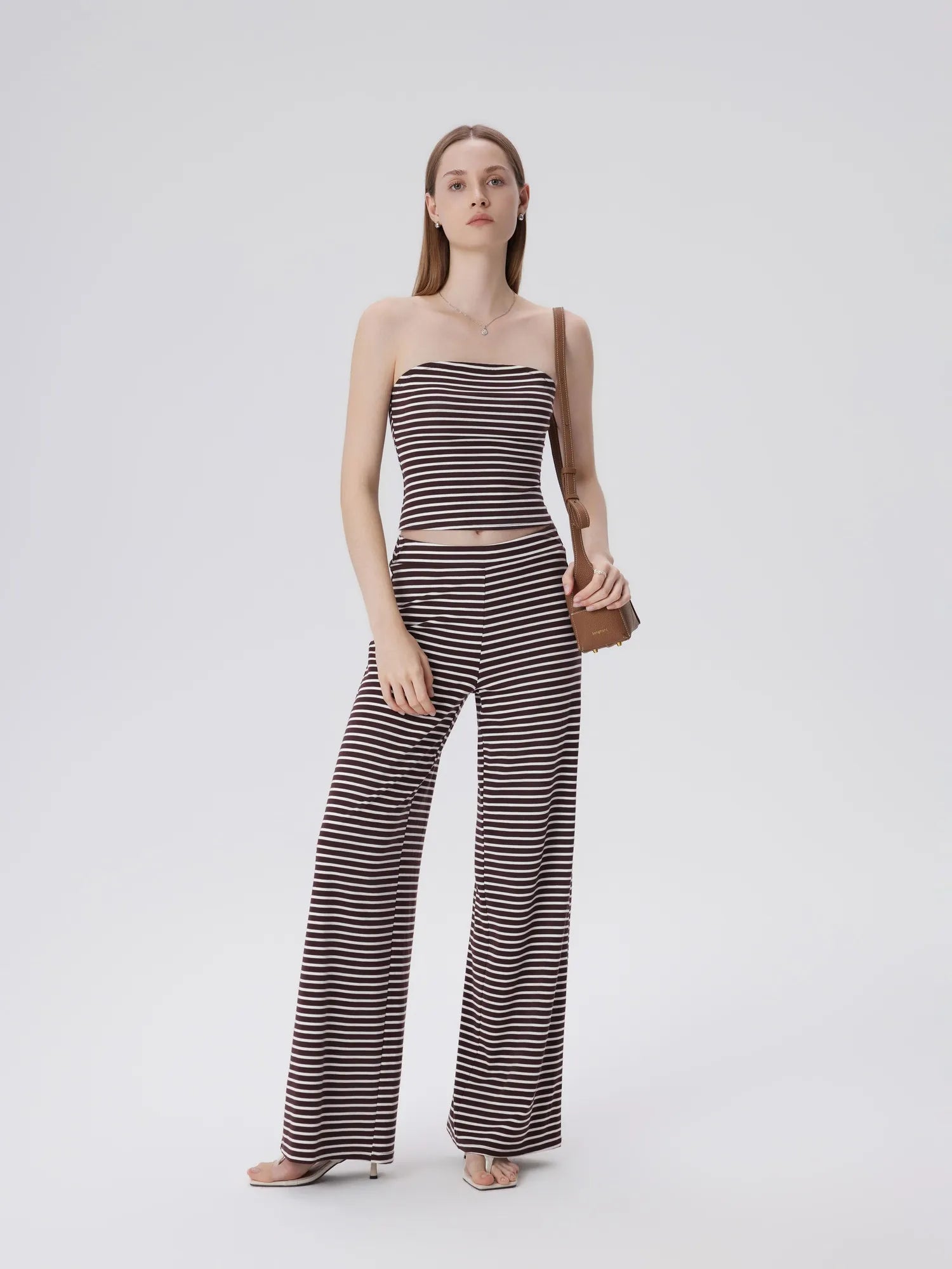 Tube Wide Leg Pants 2 Piece Lounge Set