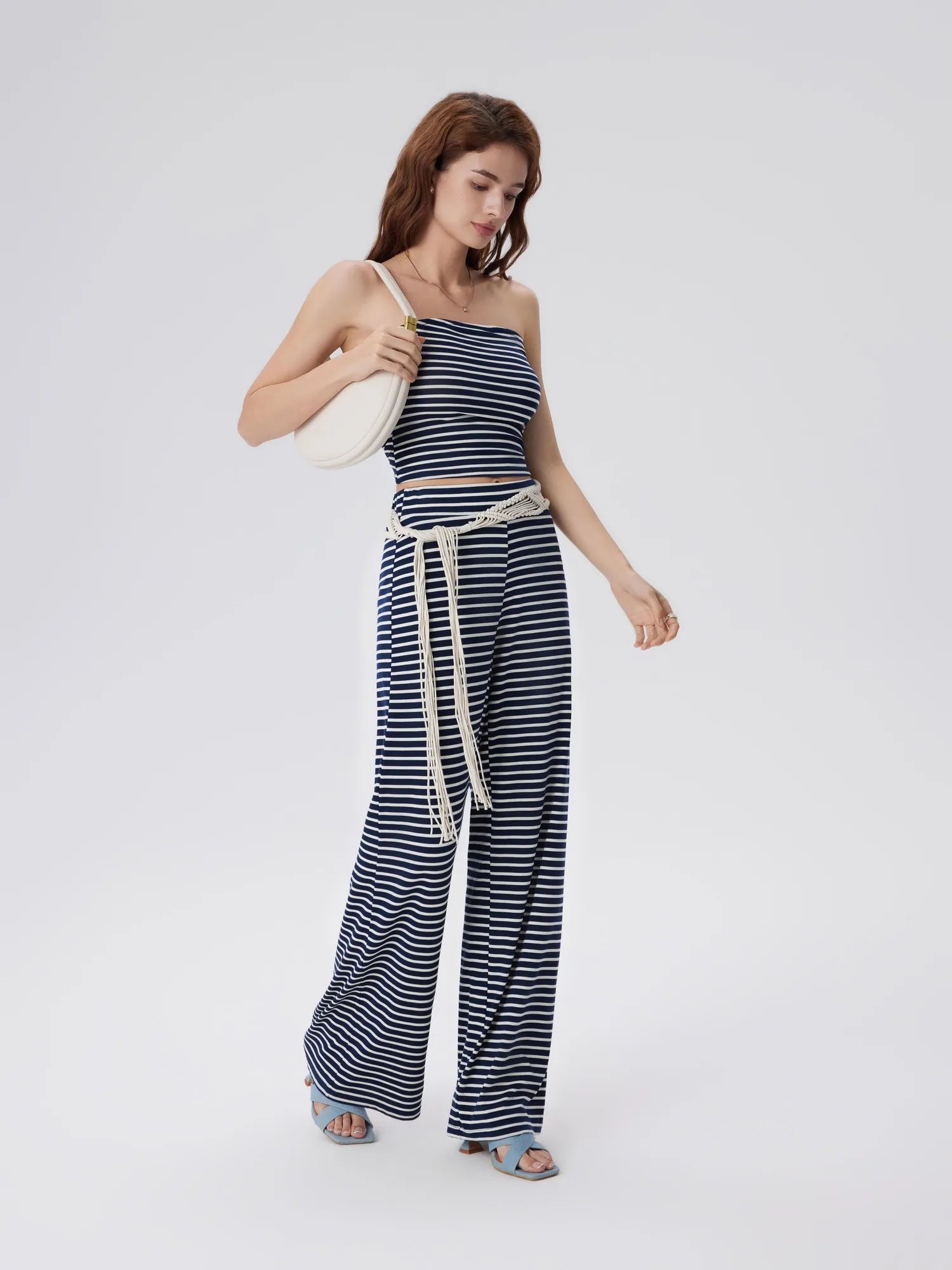 Tube Wide Leg Pants 2 Piece Lounge Set