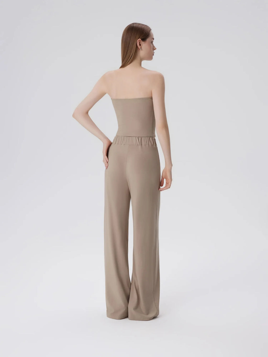 Tube Wide Leg Pants 2 Piece Lounge Set