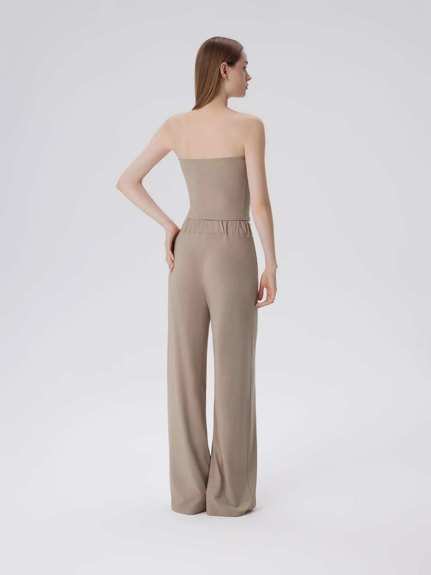 Tube Wide Leg Pants 2 Piece Lounge Set