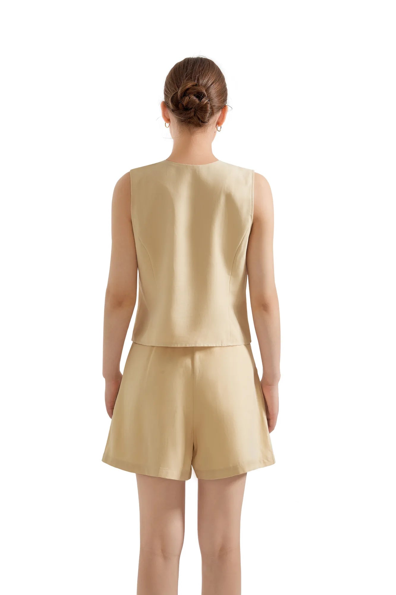V Neck Vest Lounge Set