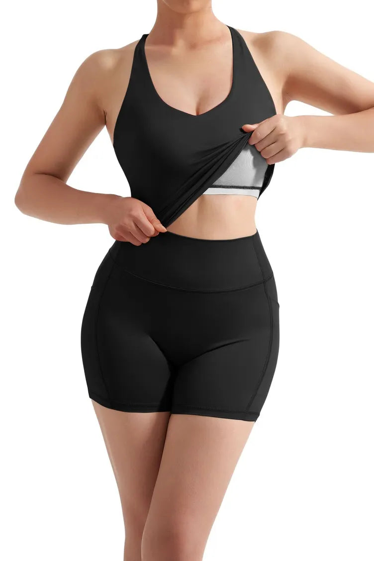 Strappy Tank Top Workout Sets