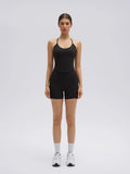 Y back strap Shorts Outfits Workout Sets