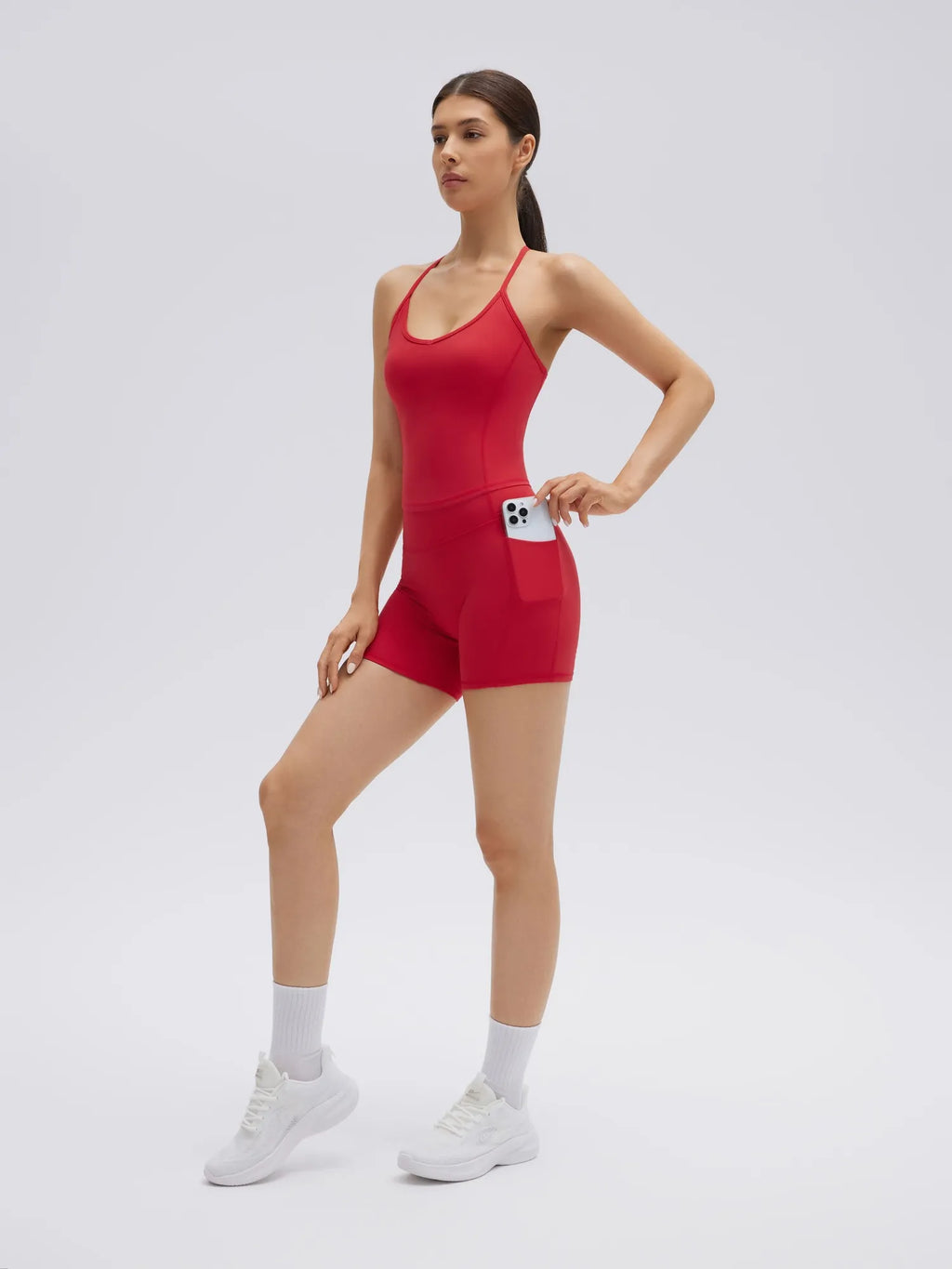 Y back strap Shorts Outfits Workout Sets