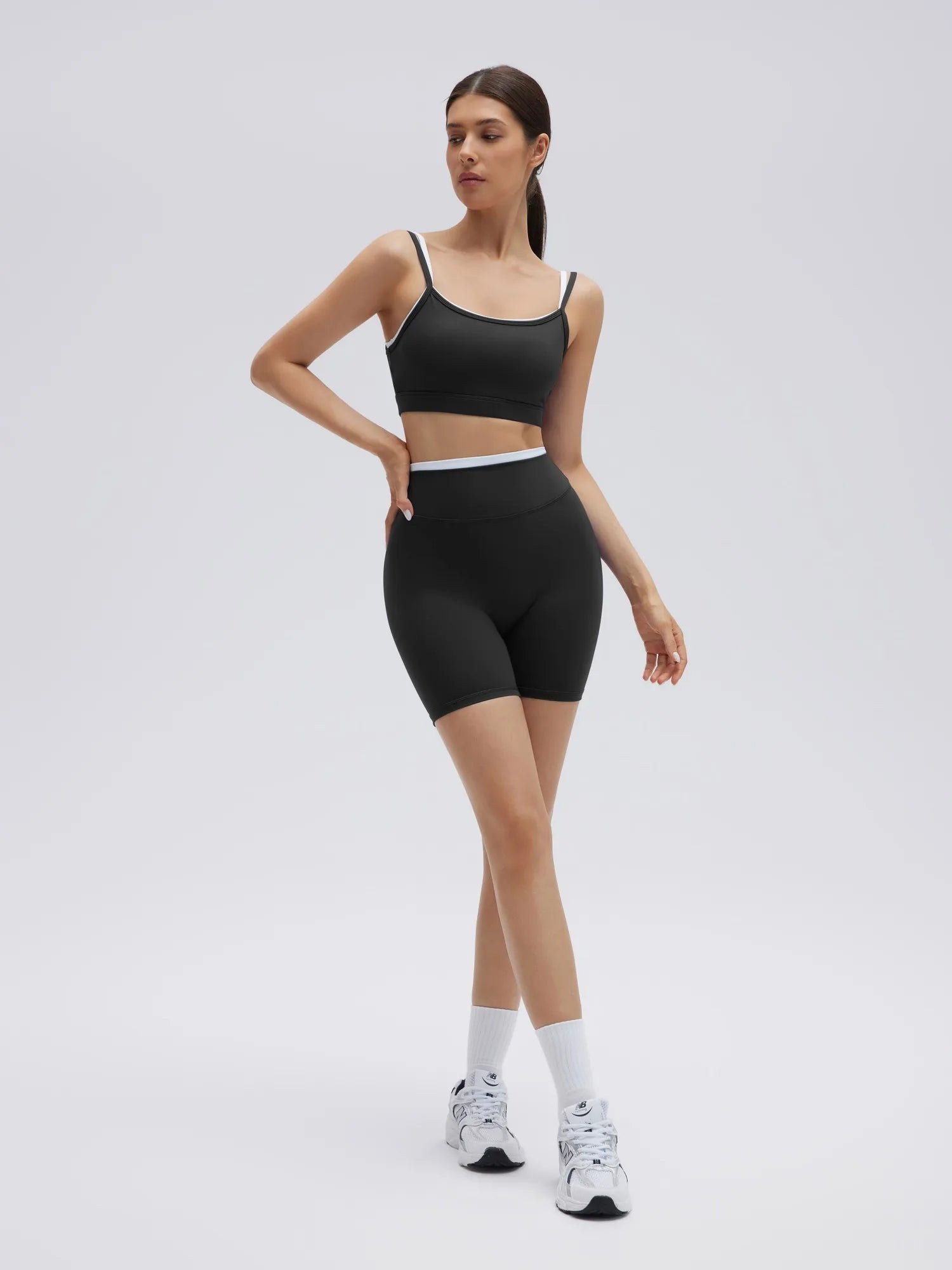 Spaghetti Straps Camis 2 Pieces Workout Sets