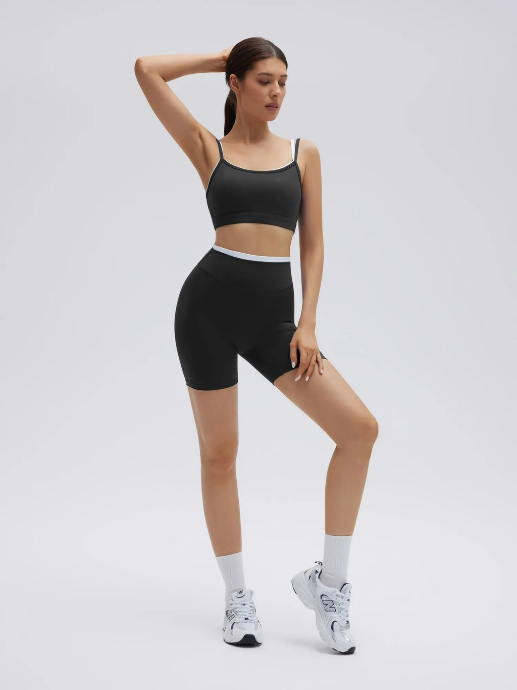 Spaghetti Straps Camis 2 Pieces Workout Sets