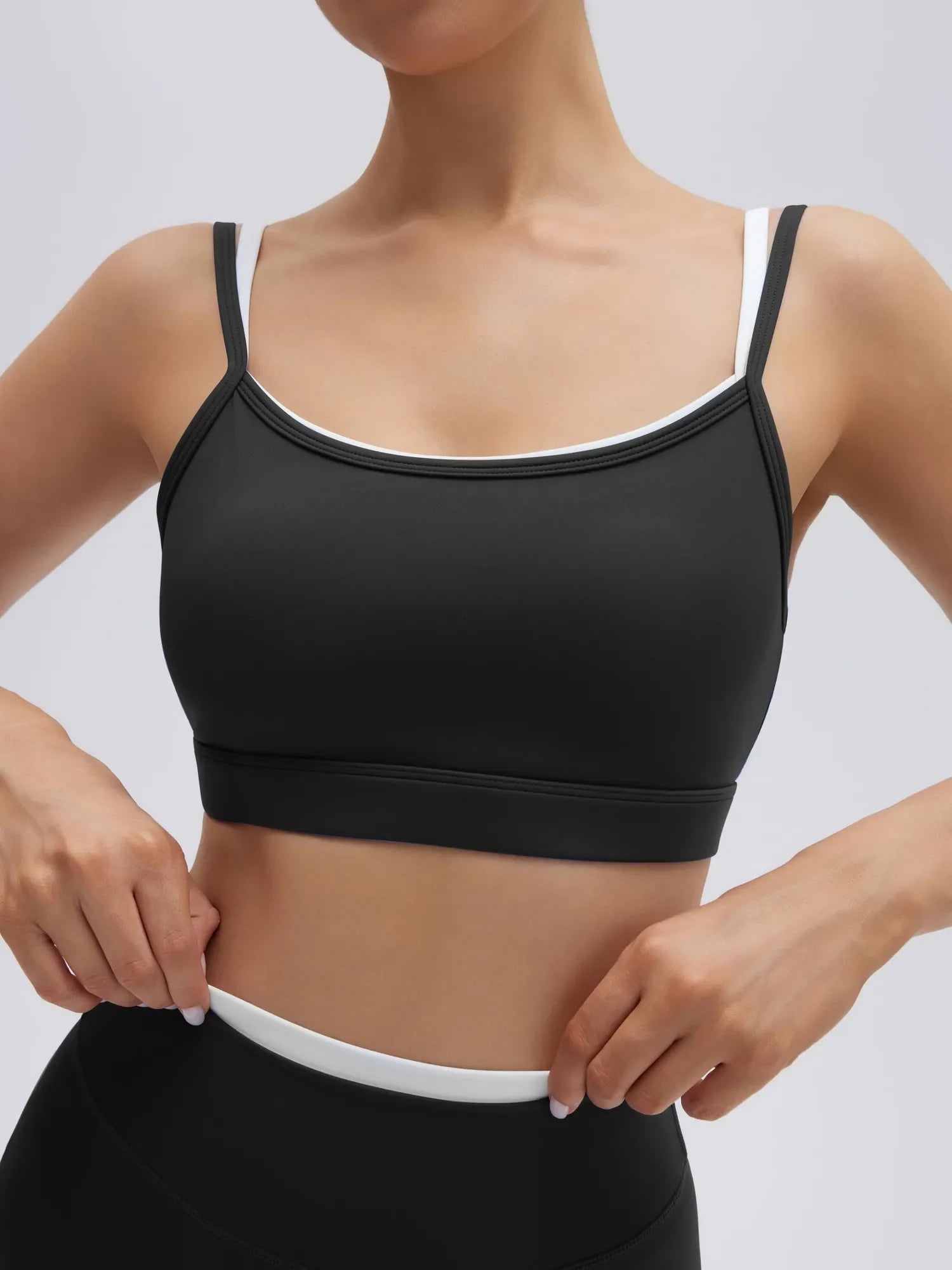 Spaghetti Straps Camis 2 Pieces Workout Sets