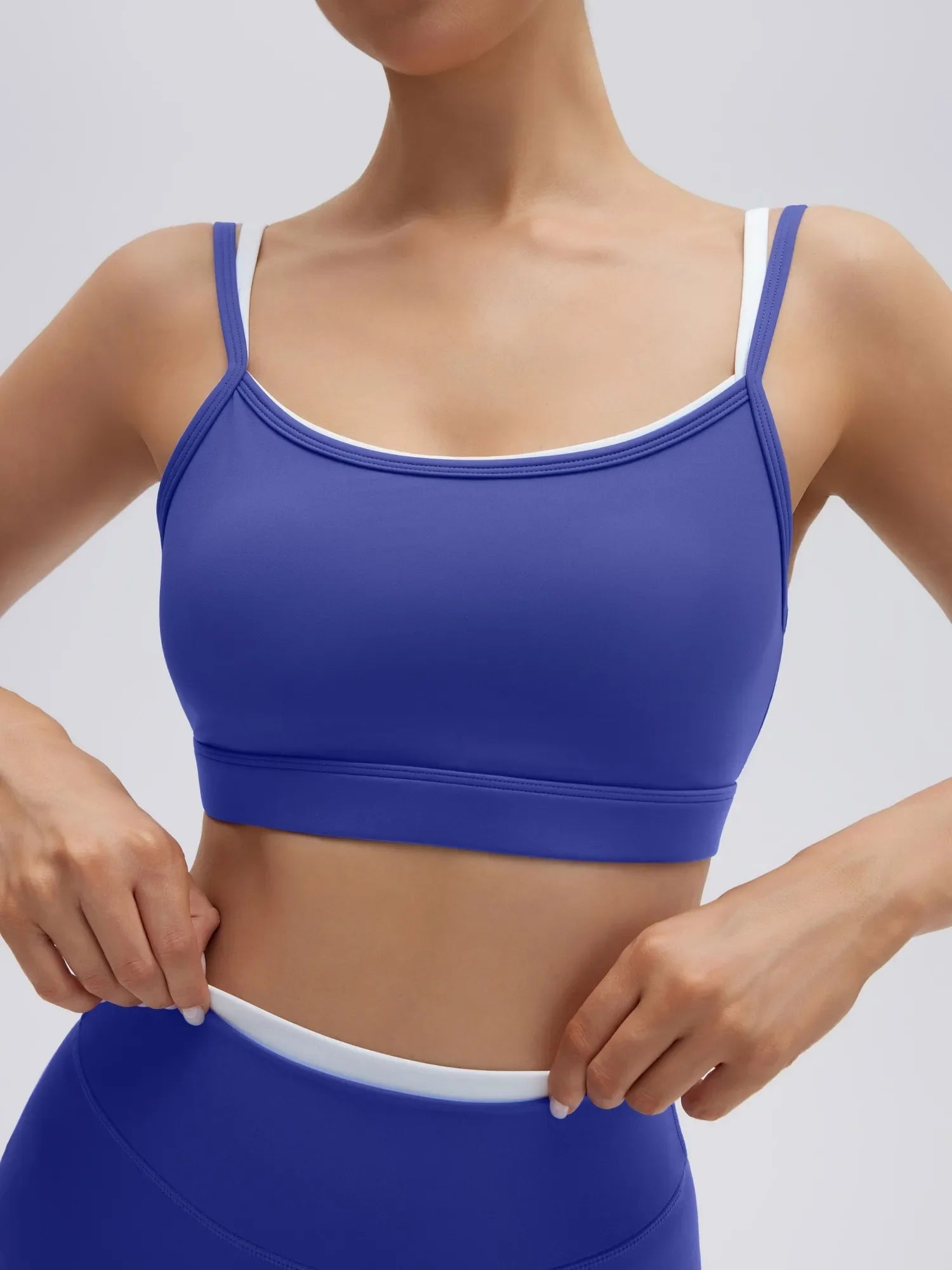 Spaghetti Straps Camis 2 Pieces Workout Sets