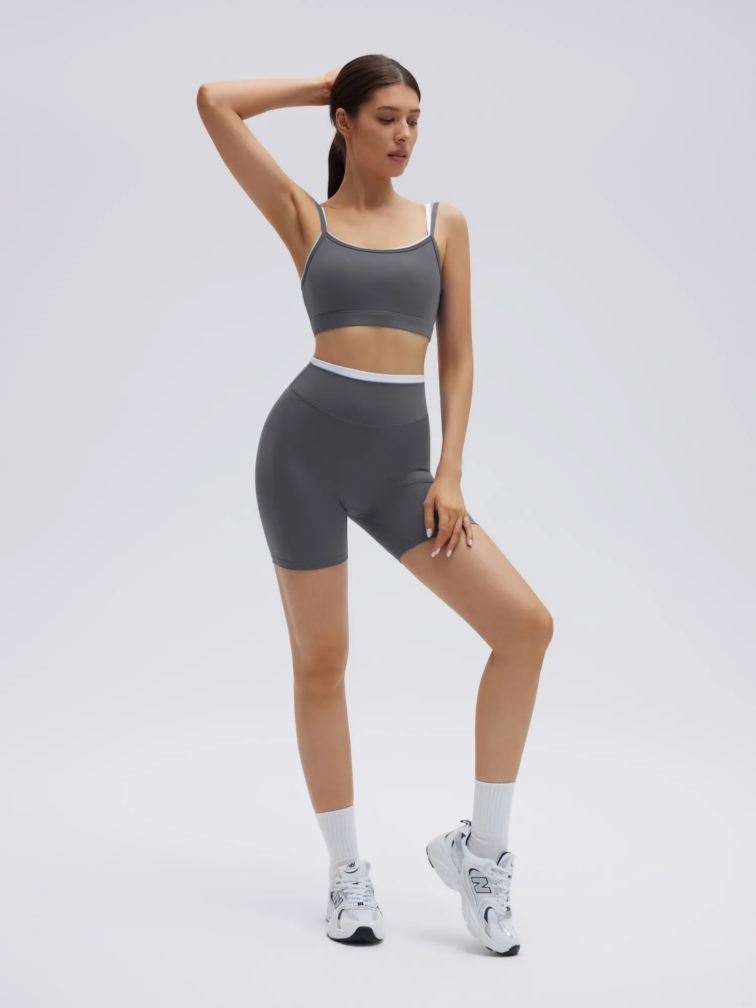 Spaghetti Straps Camis 2 Pieces Workout Sets