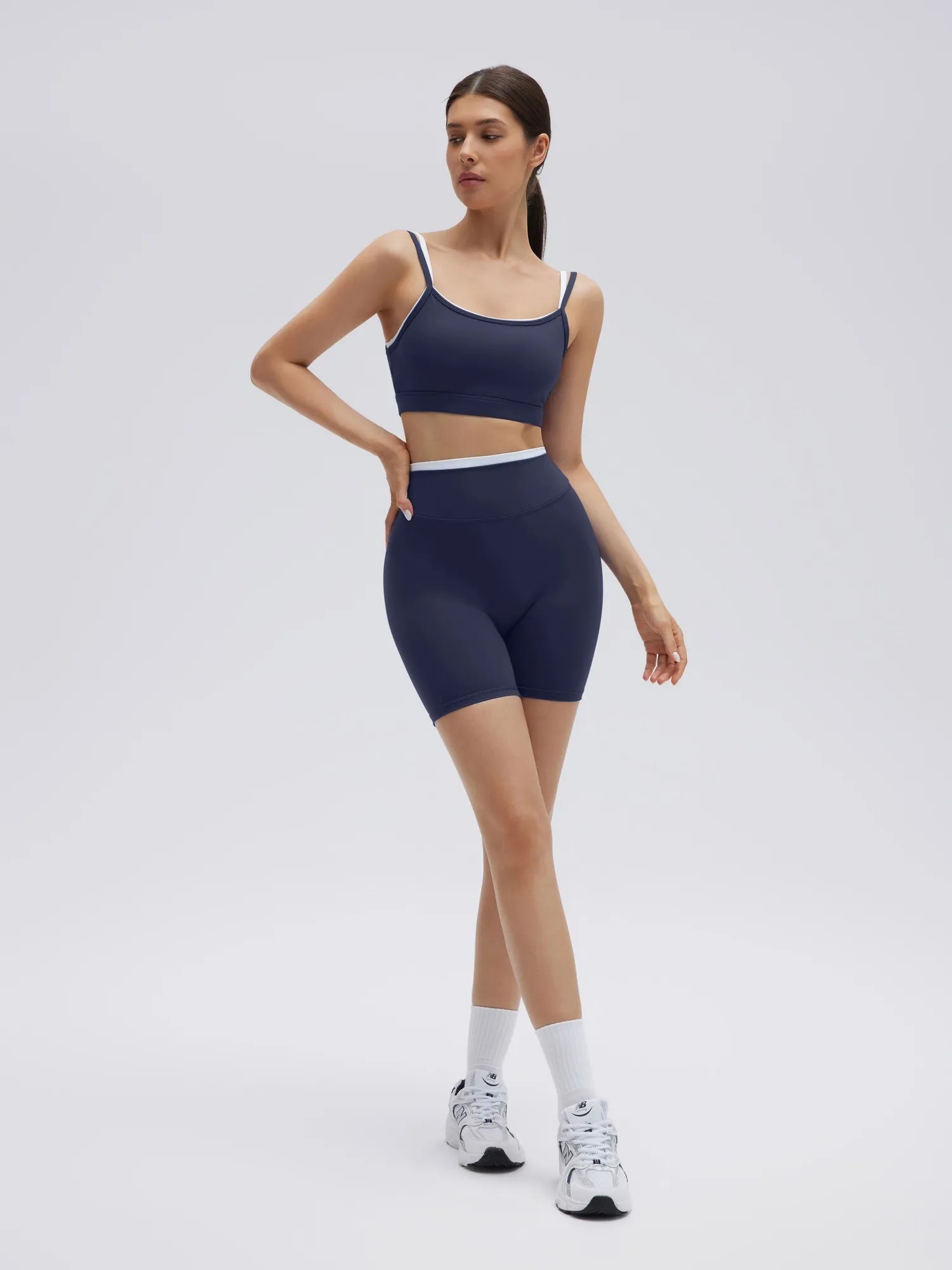 Spaghetti Straps Camis 2 Pieces Workout Sets