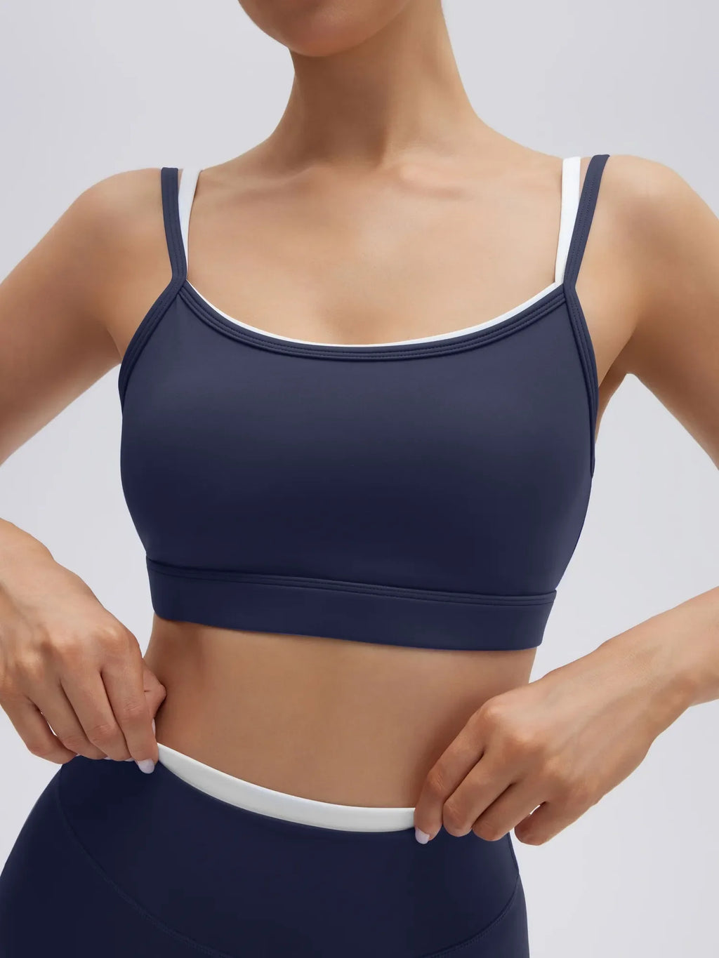 Spaghetti Straps Camis 2 Pieces Workout Sets