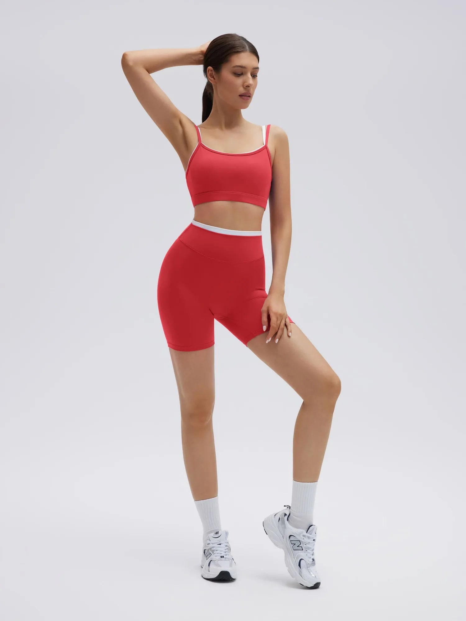 Spaghetti Straps Camis 2 Pieces Workout Sets