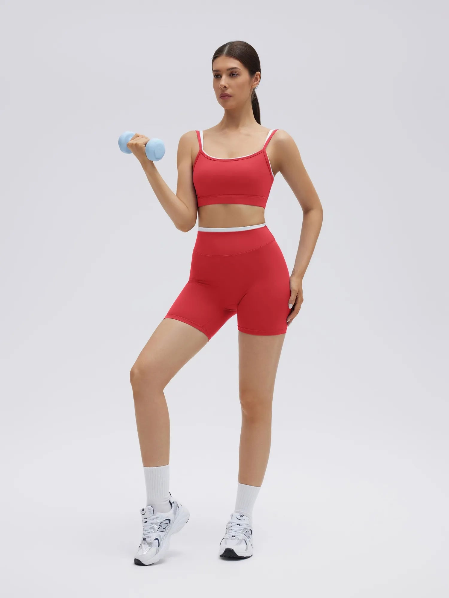 Spaghetti Straps Camis 2 Pieces Workout Sets