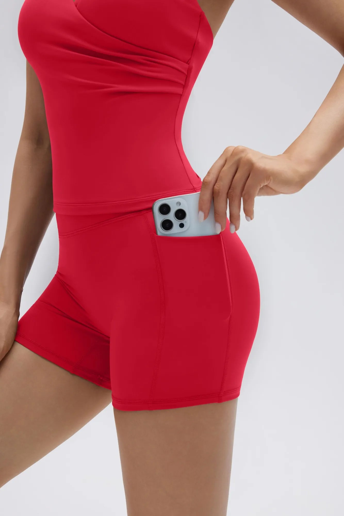 Padded Halter Open Back 2 Piece Workout Sets
