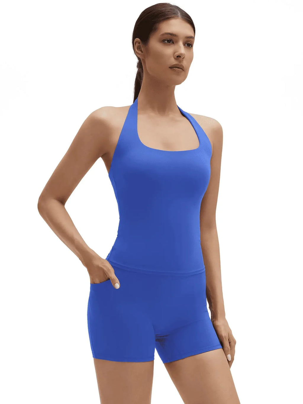 Halter Neck High Waisted Workout Sets