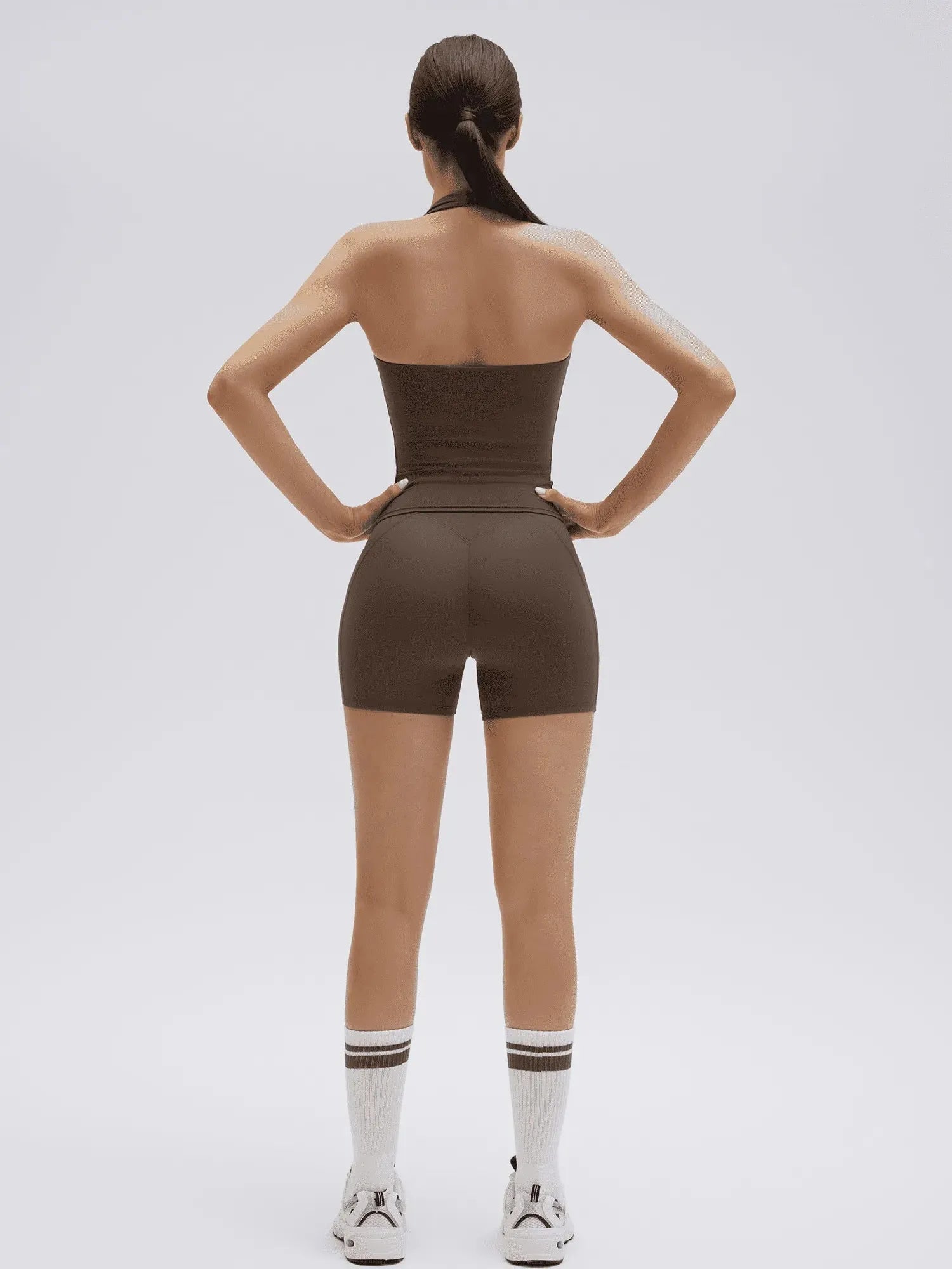 Halter Neck High Waisted Workout Sets