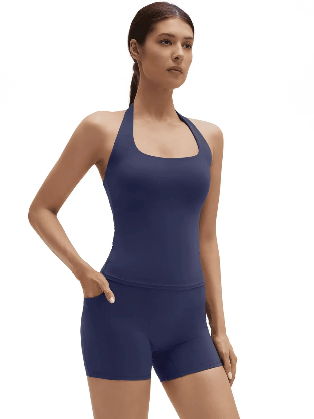 Halter Neck High Waisted Workout Sets