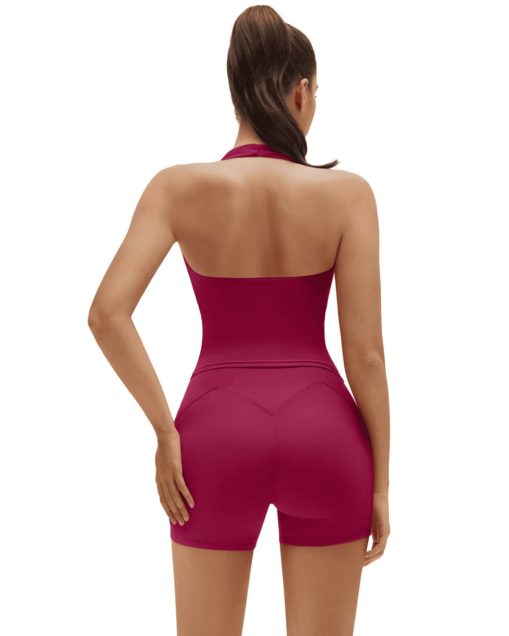Halter Neck High Waisted Workout Sets