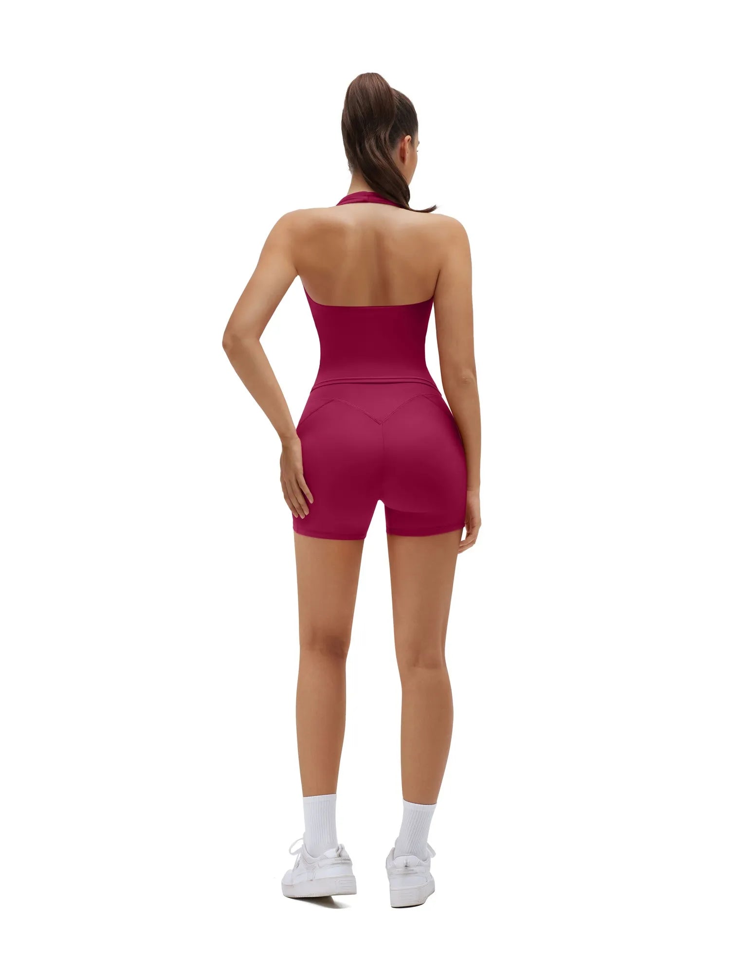 Halter Neck High Waisted Workout Sets