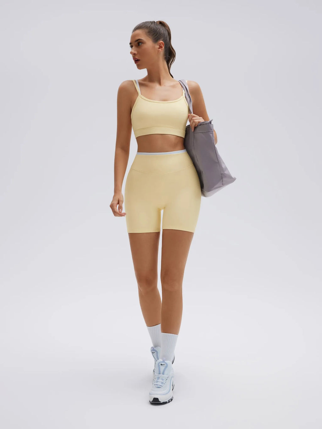 Spaghetti Straps Camis 2 Pieces Workout Sets