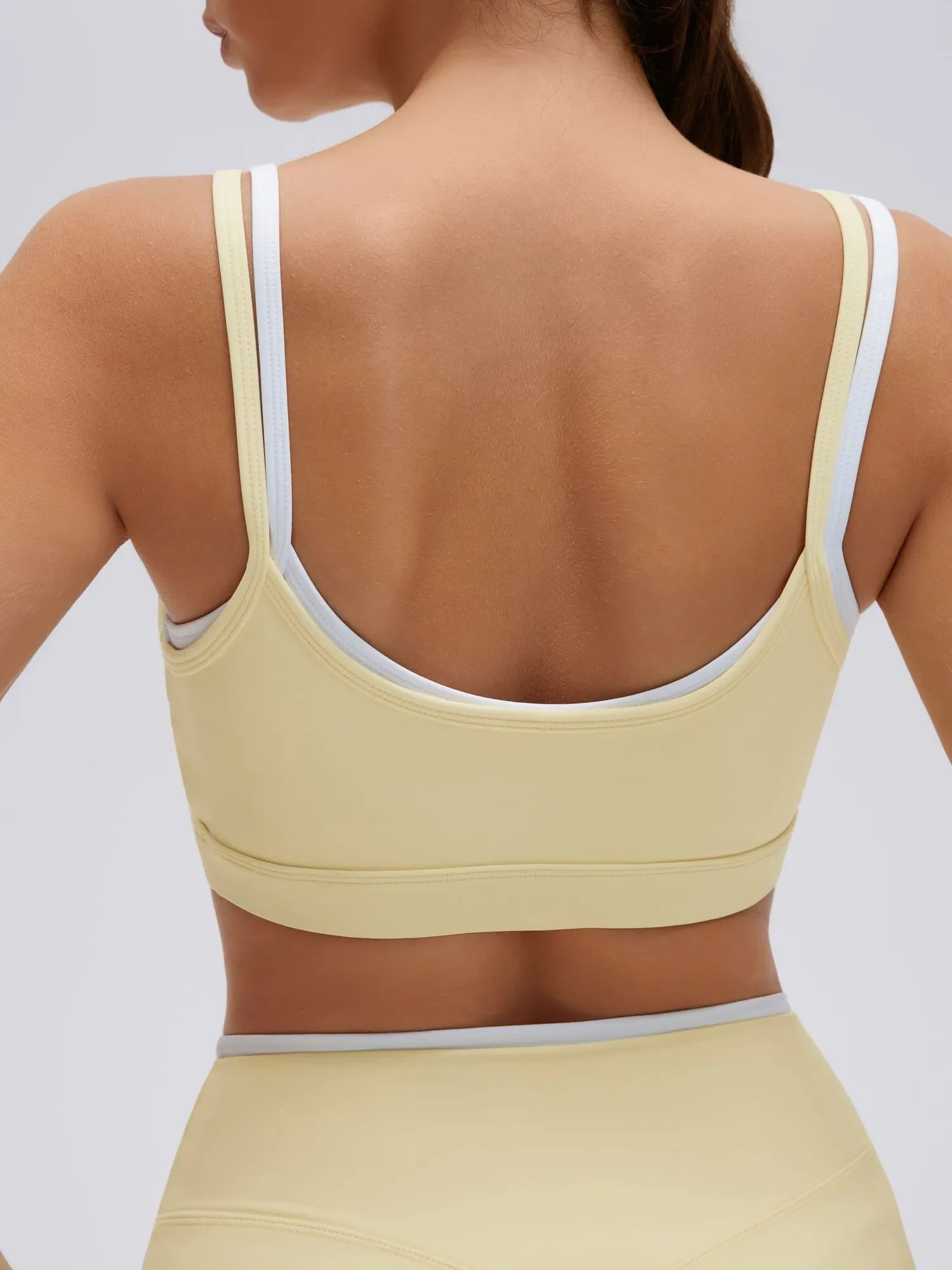 Spaghetti Straps Camis 2 Pieces Workout Sets