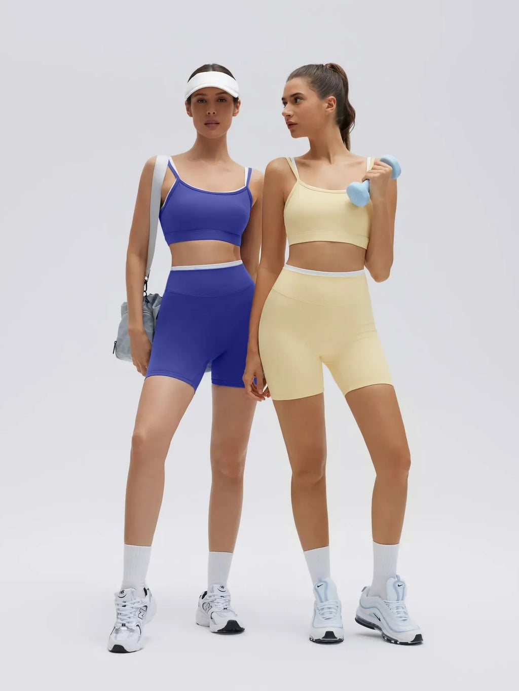 Spaghetti Straps Camis 2 Pieces Workout Sets