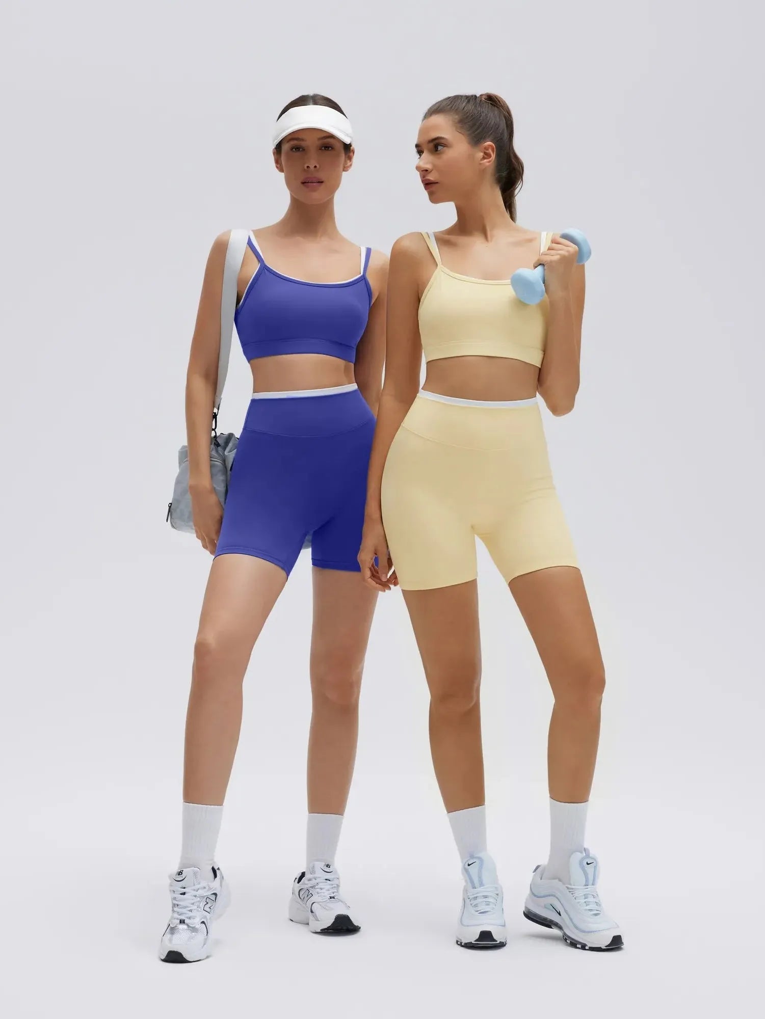 Spaghetti Straps Camis 2 Pieces Workout Sets