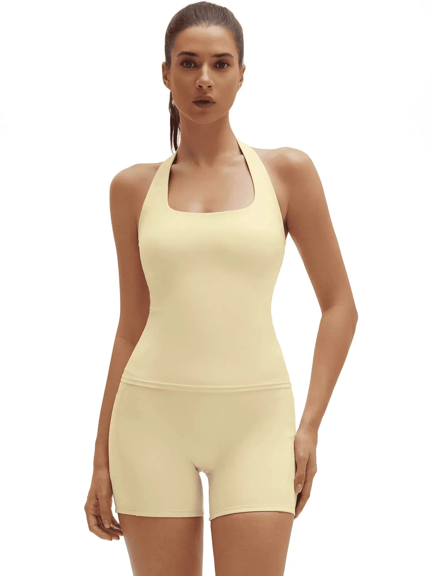 Halter Neck High Waisted Workout Sets