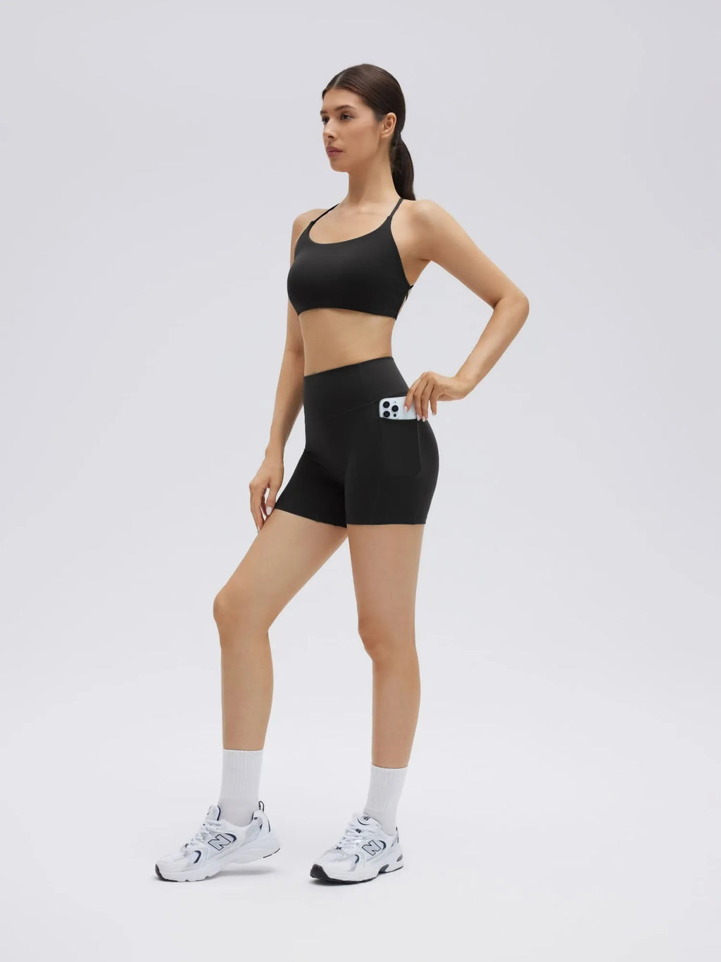 Strappy Sports Bra 2 Piece Workout Sets