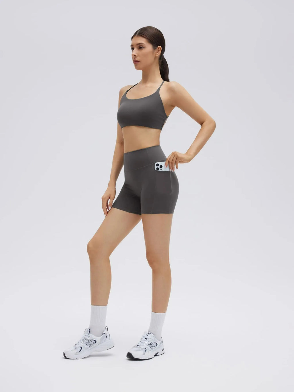 Strappy Sports Bra 2 Piece Workout Sets