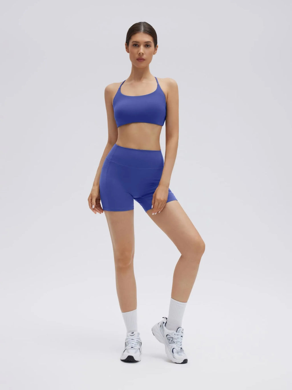 Strappy Sports Bra 2 Piece Workout Sets