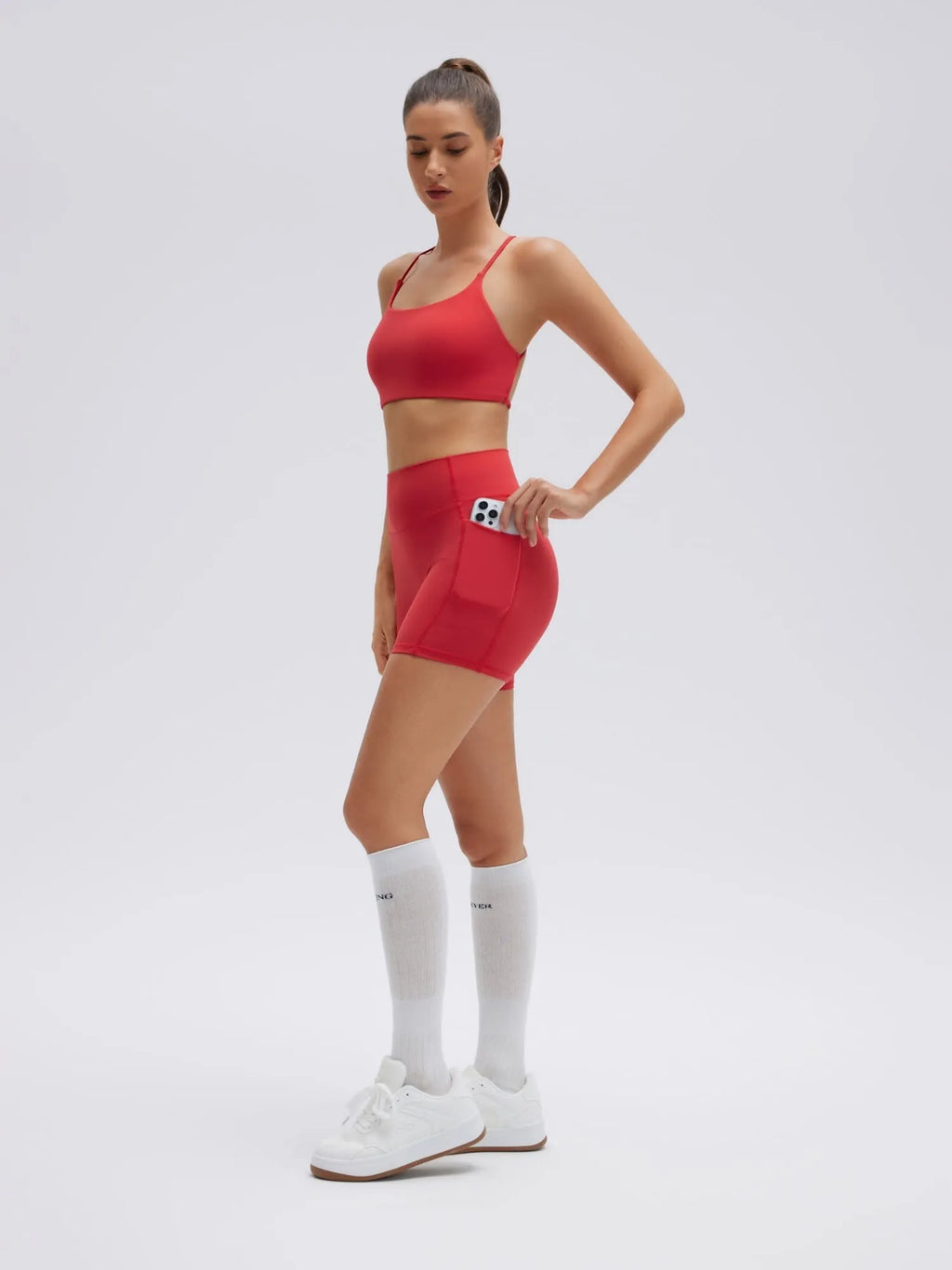 Strappy Sports Bra 2 Piece Workout Sets